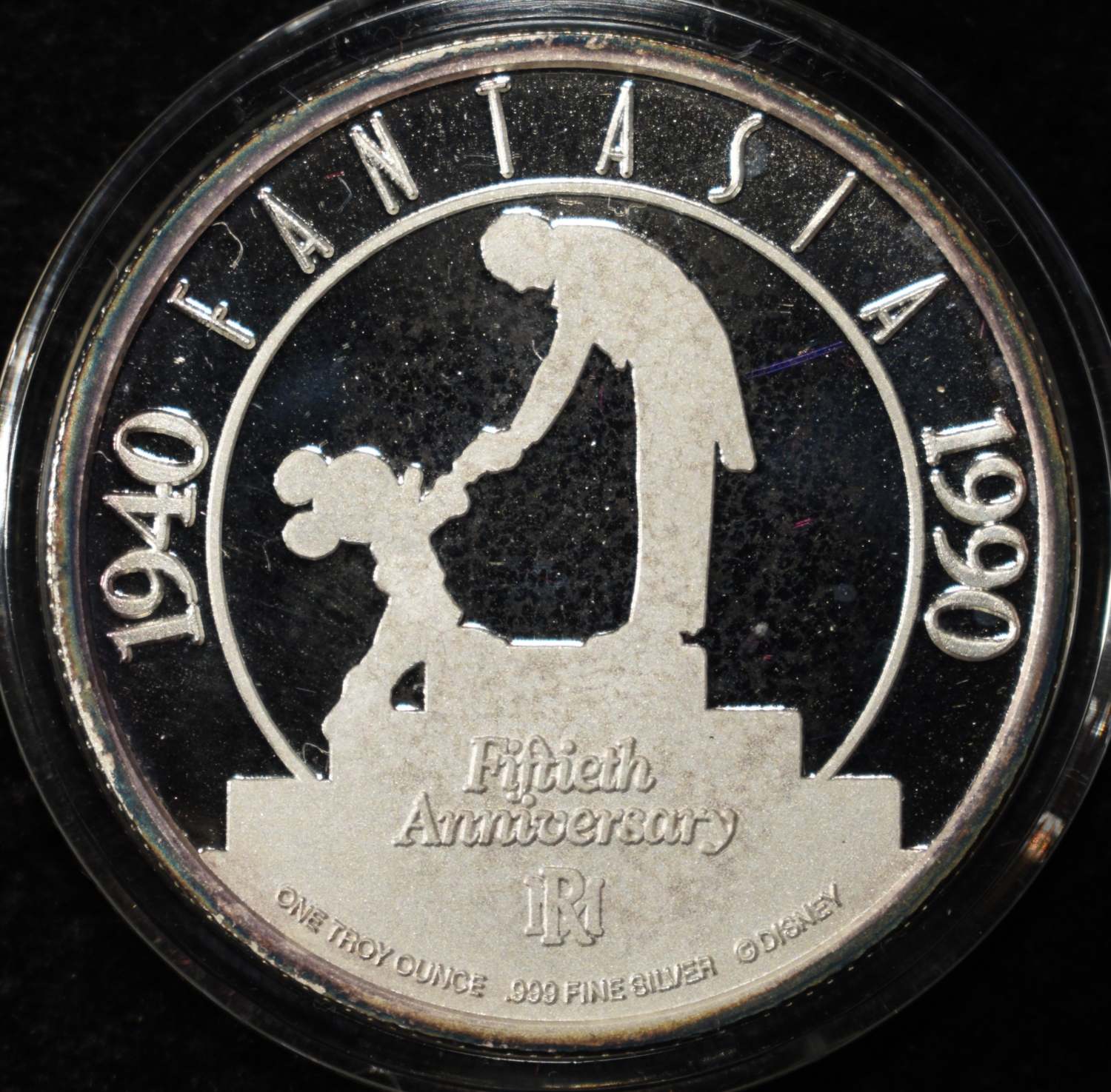 FANTASIA OSTRICH 1 OZ .999 SILVER ROUND