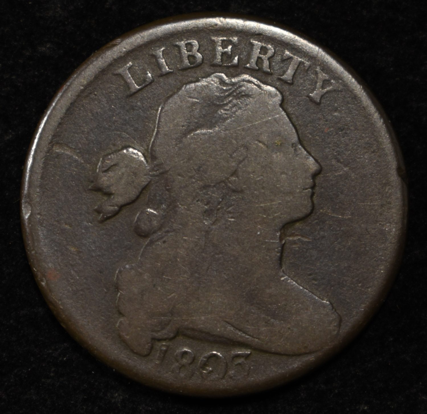 1803 DRAPED BUST LARGE CENT FINE