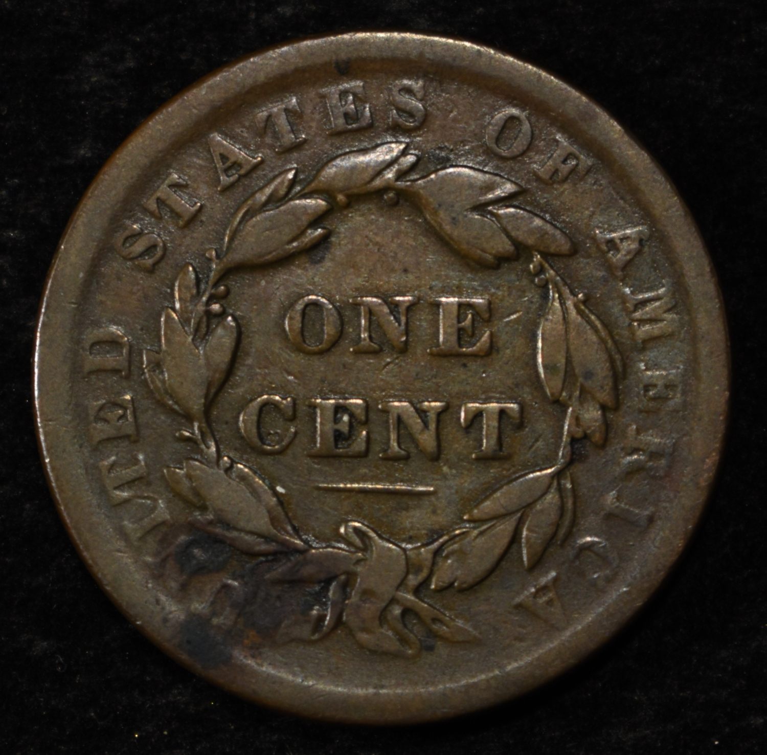 1839 SILLY HEAD LARGE CENT FINE