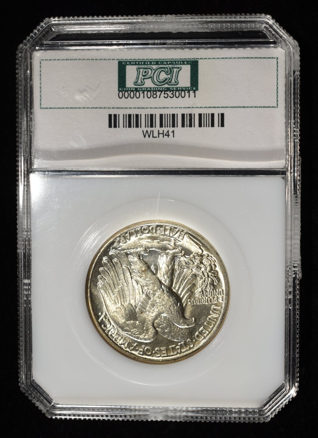 1941 WALKING LIBERTY HALF PCI CH BU