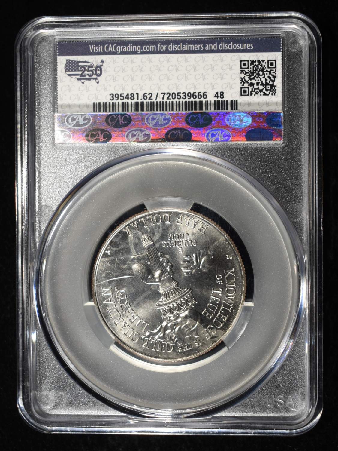 1776-2026-P 50C ENDURING LIBERTY CAC MS62
