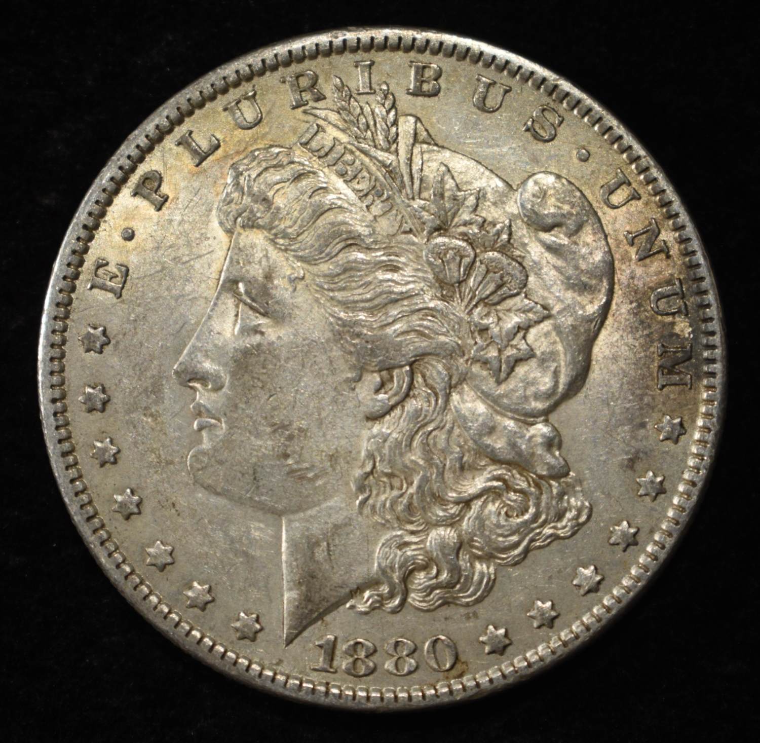 1880-O MORGAN DOLLAR XF/AU