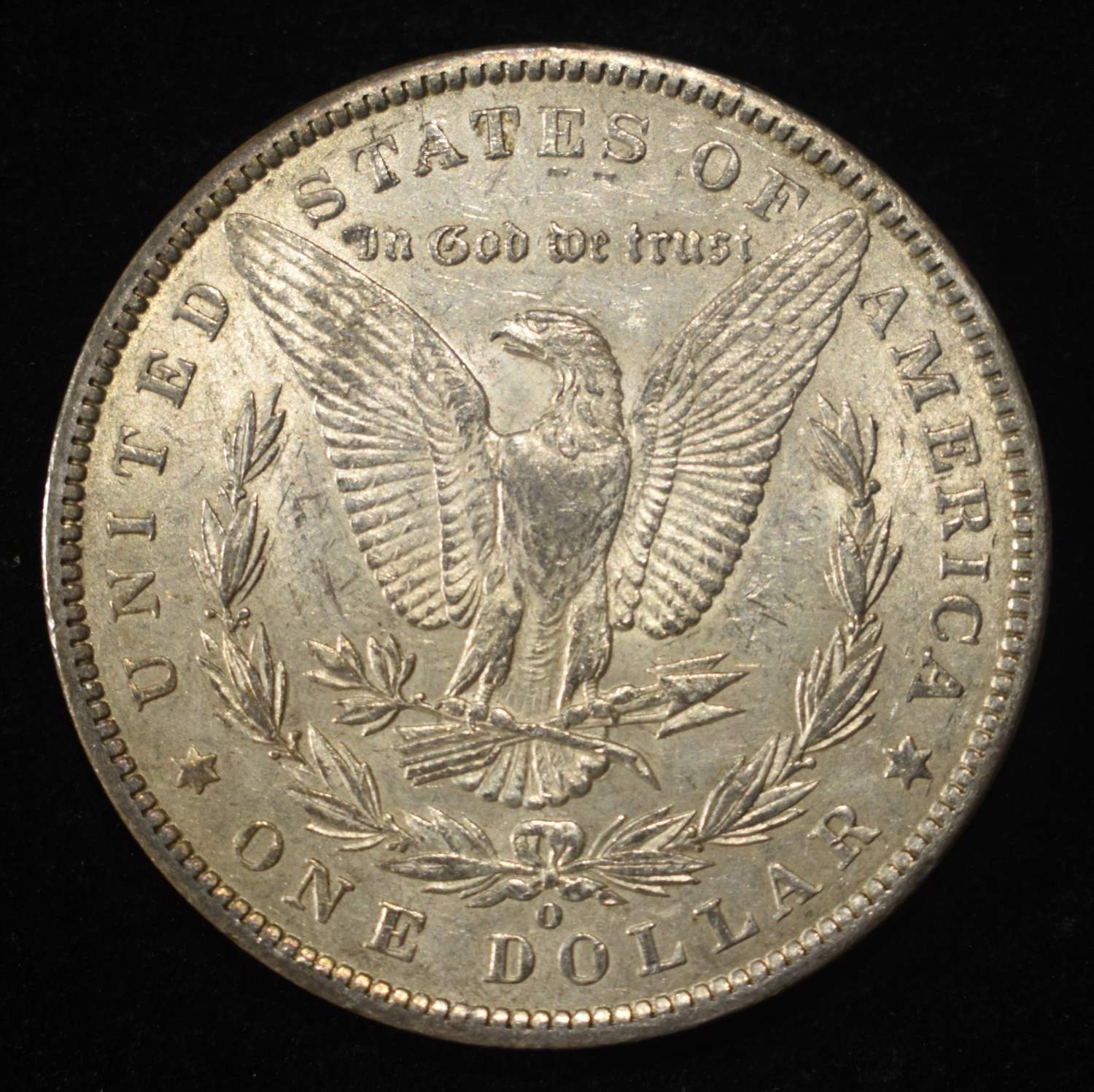 1886-O MORGAN DOLLAR AU