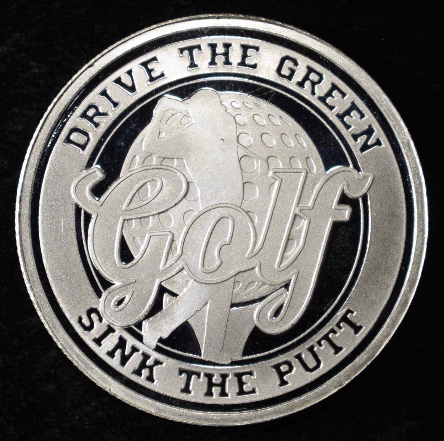 GOLF 1 OZ .999 SILVER ROUND