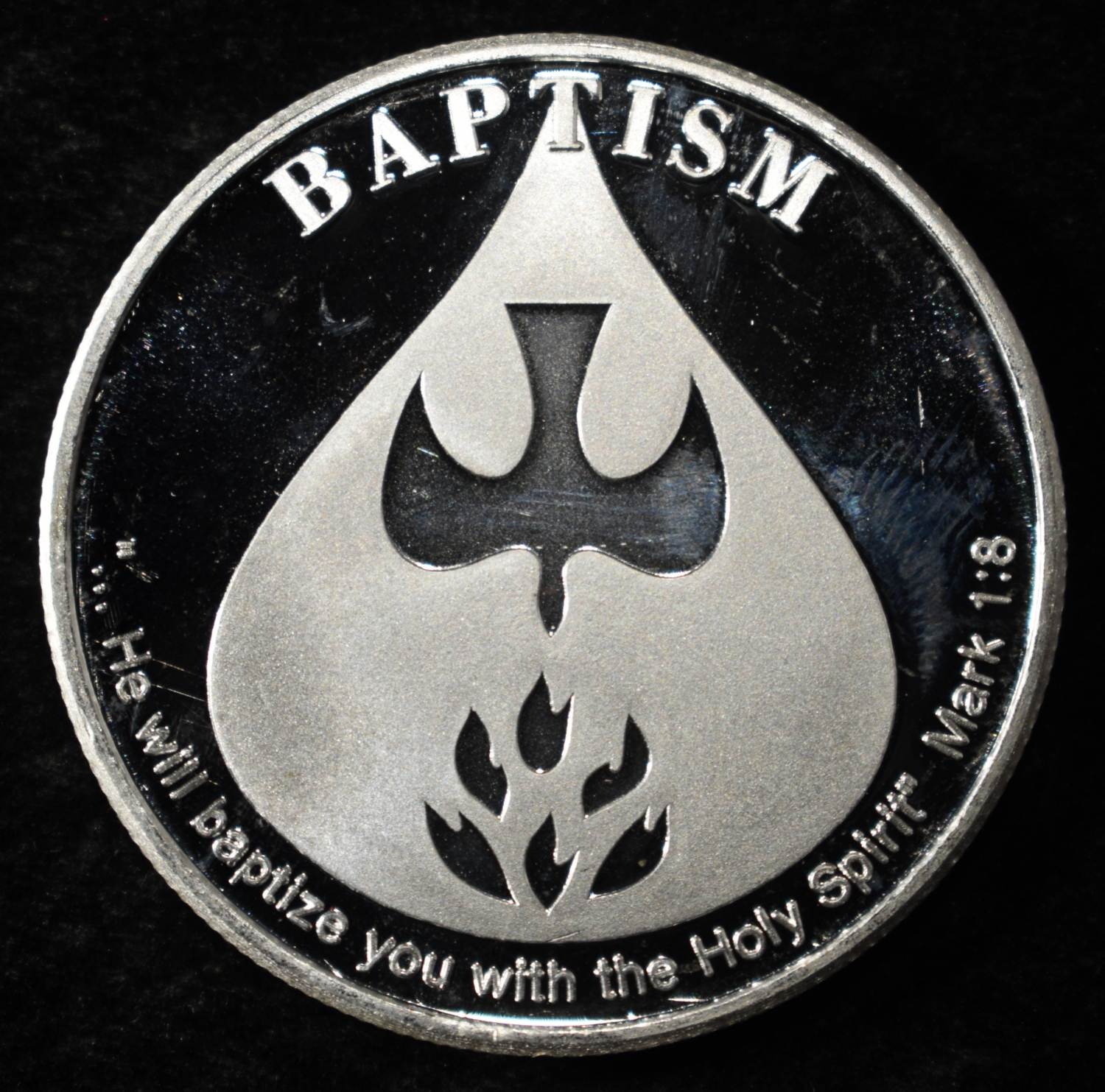 BAPTISM 1 OZ .999 SILVER ROUND