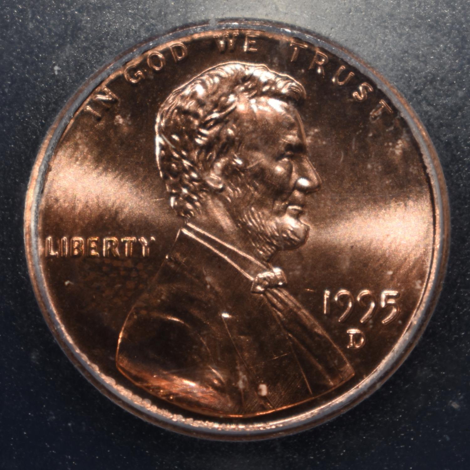 1995-D LINCOLN MEMORIAL CENT ICG MS69 RD
