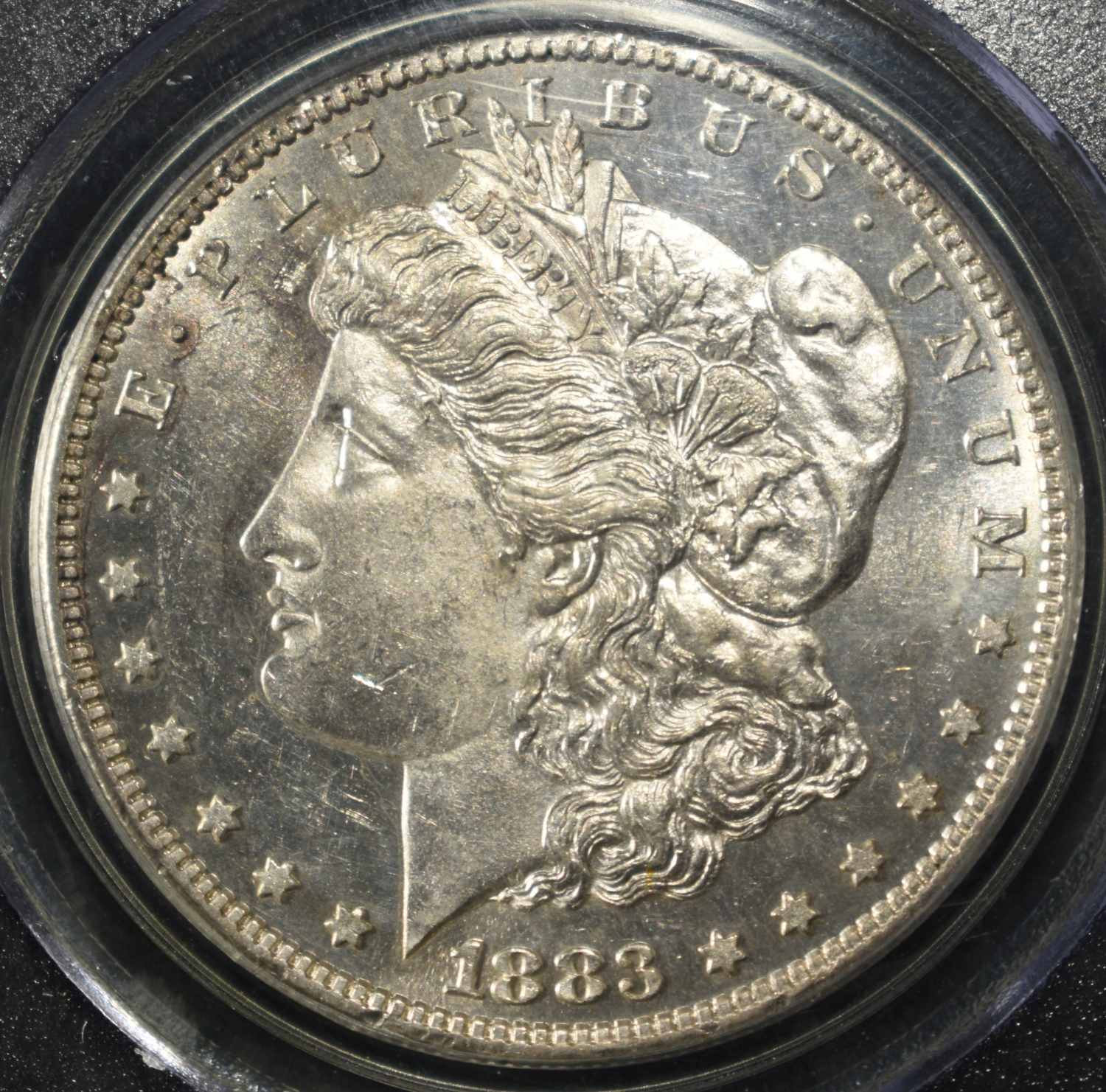 1883-S MORGAN DOLLAR PCGS MS-61
