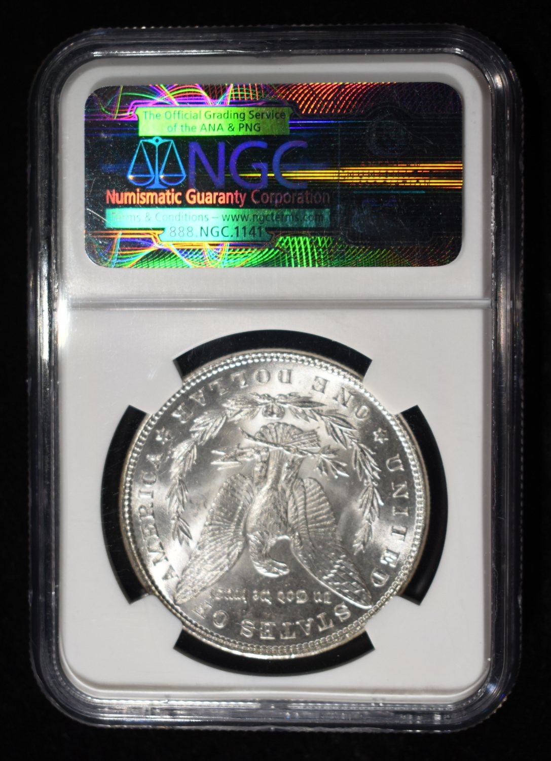 1887 MORGAN DOLLAR NGC MS-63 OLATHE HOARD