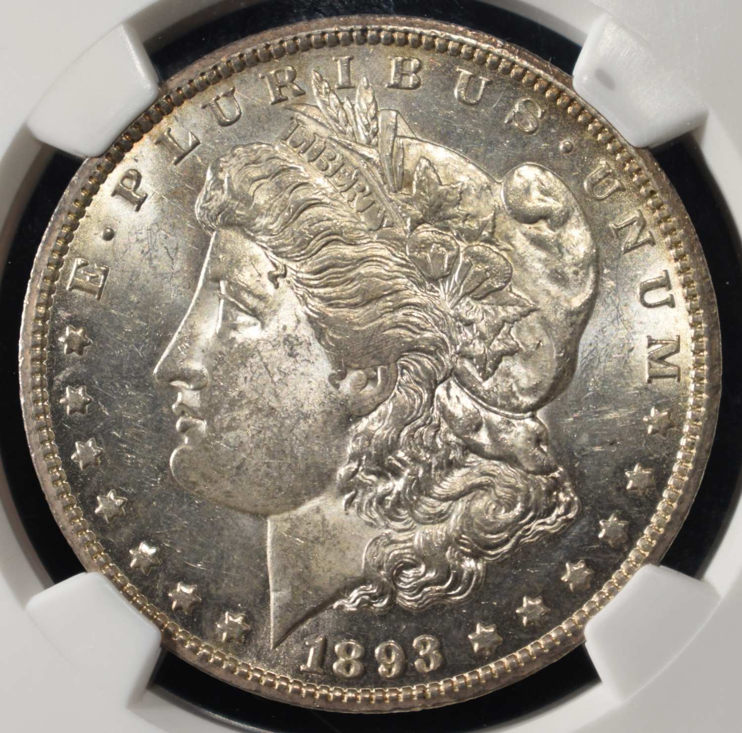 1893-CC MORGAN DOLLAR NGC MS-61
