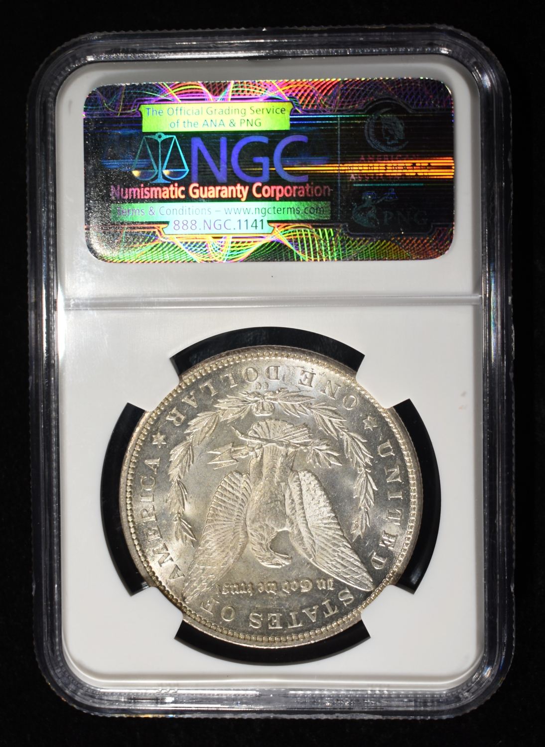 1893-CC MORGAN DOLLAR NGC MS-61