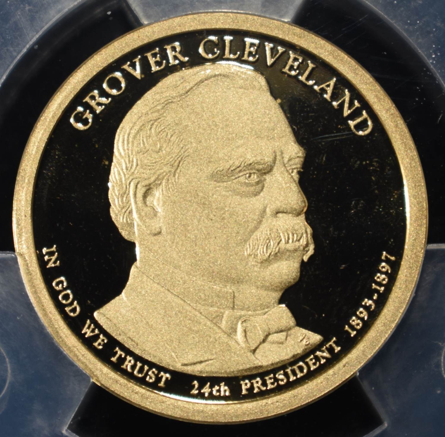 2012-S $ GROVER CLEVELAND ANACS PR70 DCAM