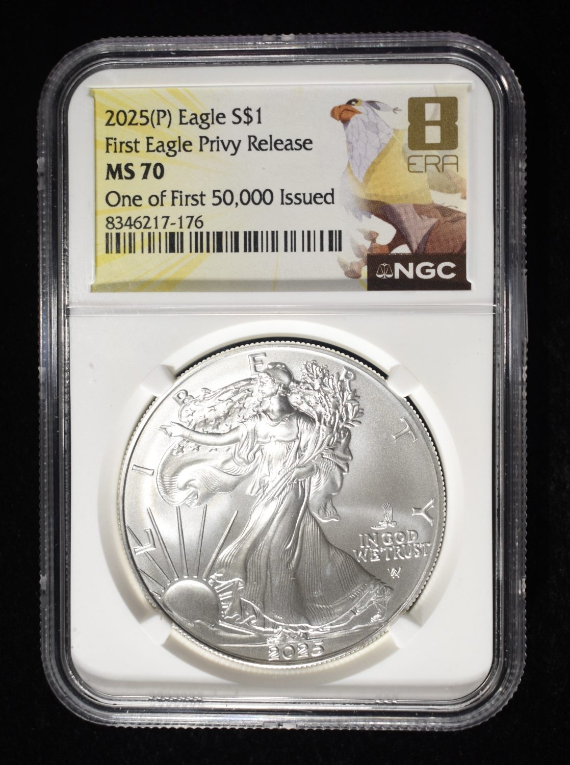 2025(P) AMERICAN SILVER EAGLE NGC MS70