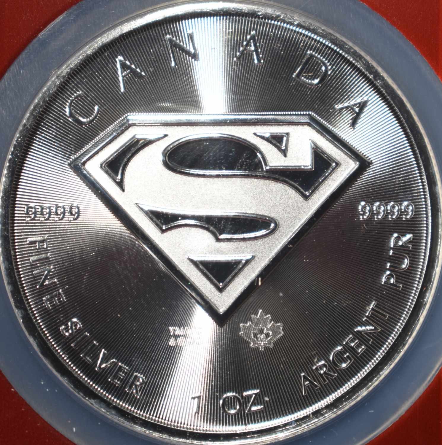 2016 1 OZ SILVER CANADA SUPERMAN NGC MS-69