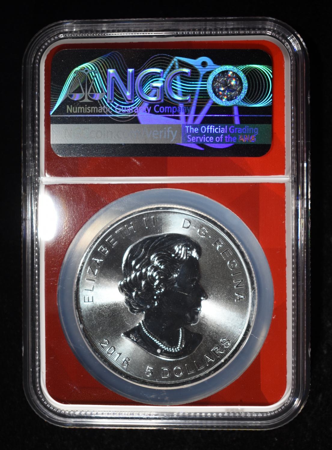 2016 1 OZ SILVER CANADA SUPERMAN NGC MS-69