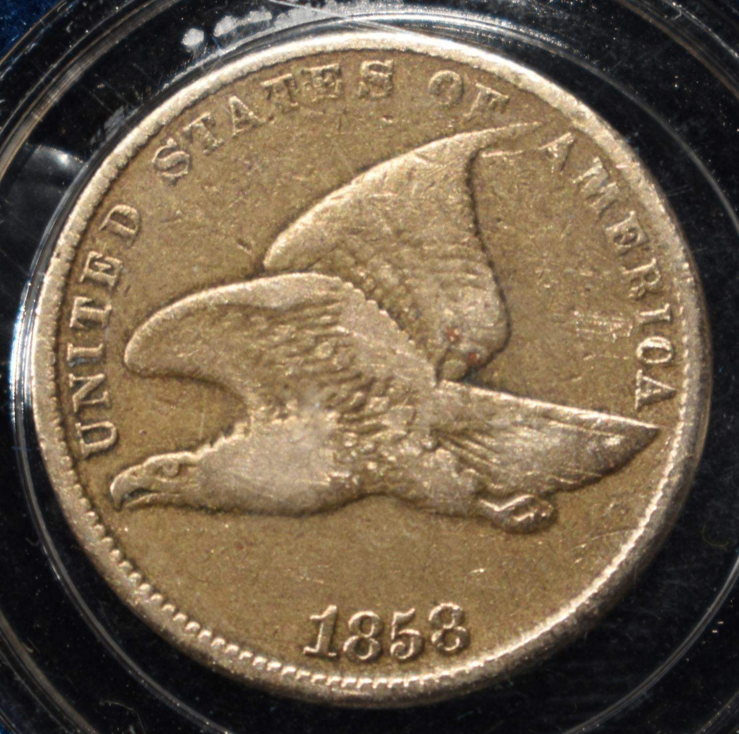1858 FLYING EAGLE CENT