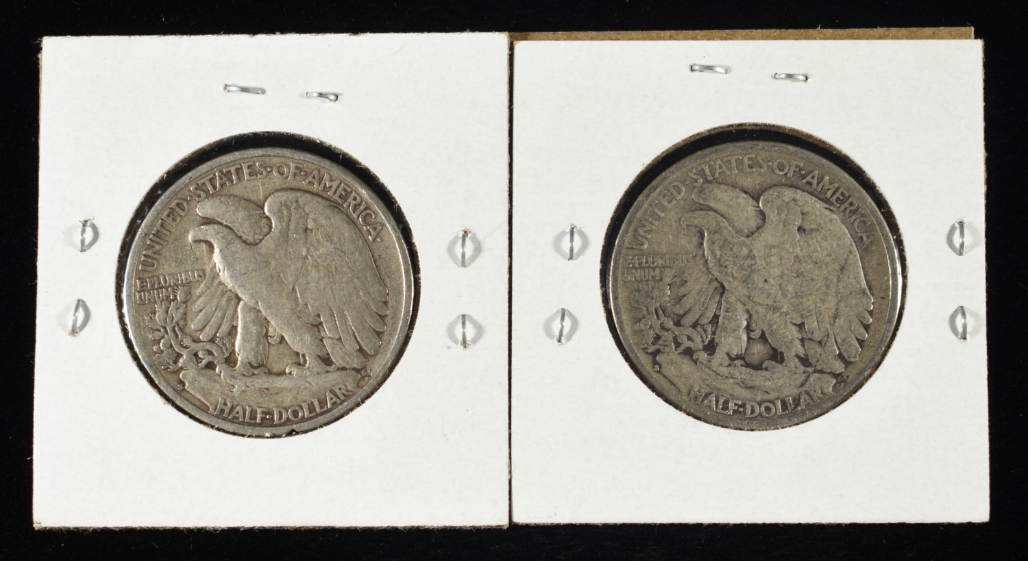 (2) 1940-S WALKING LIBERTY HALF DOLLARS