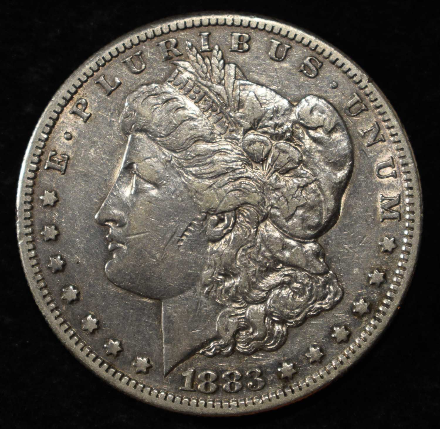 1883-S MORGAN DOLLAR XF
