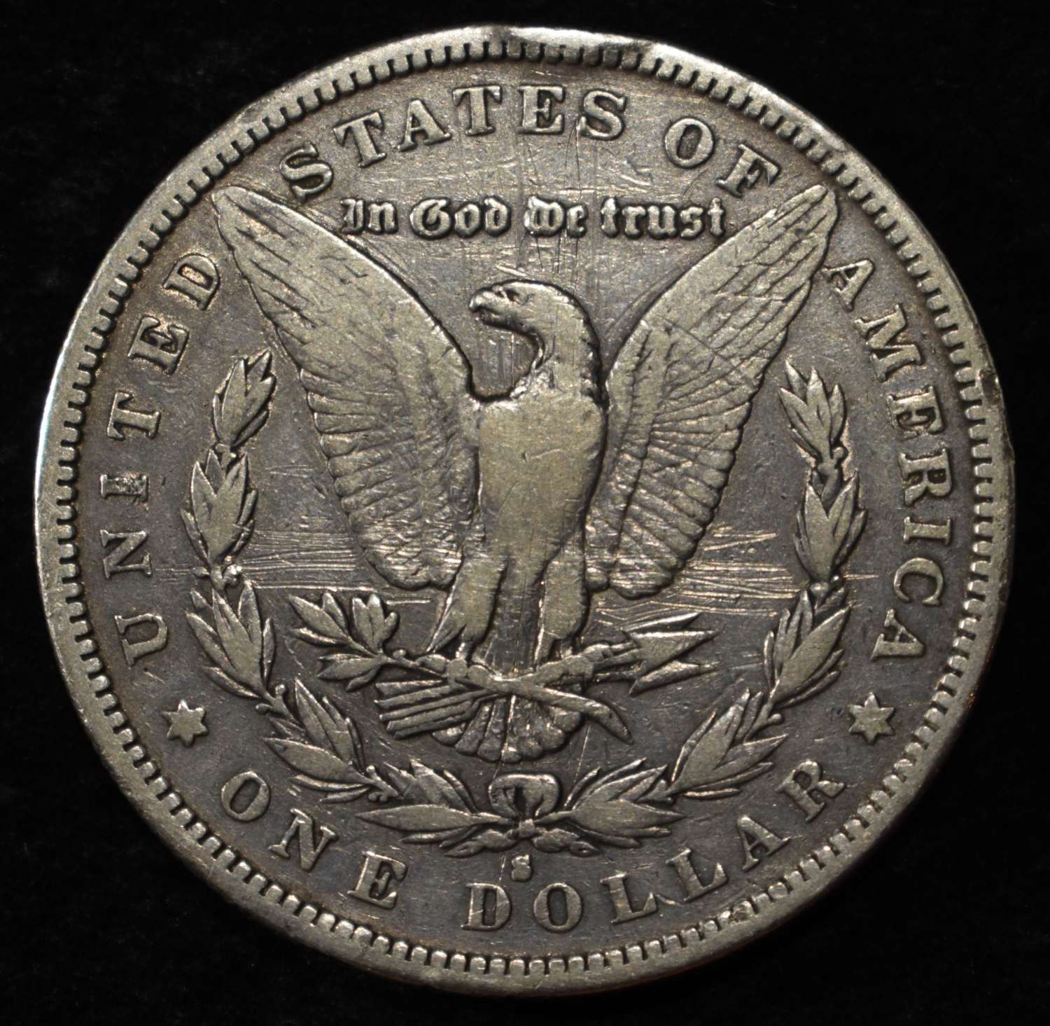 1884-S MORGAN DOLLAR VF - SCRATCHES