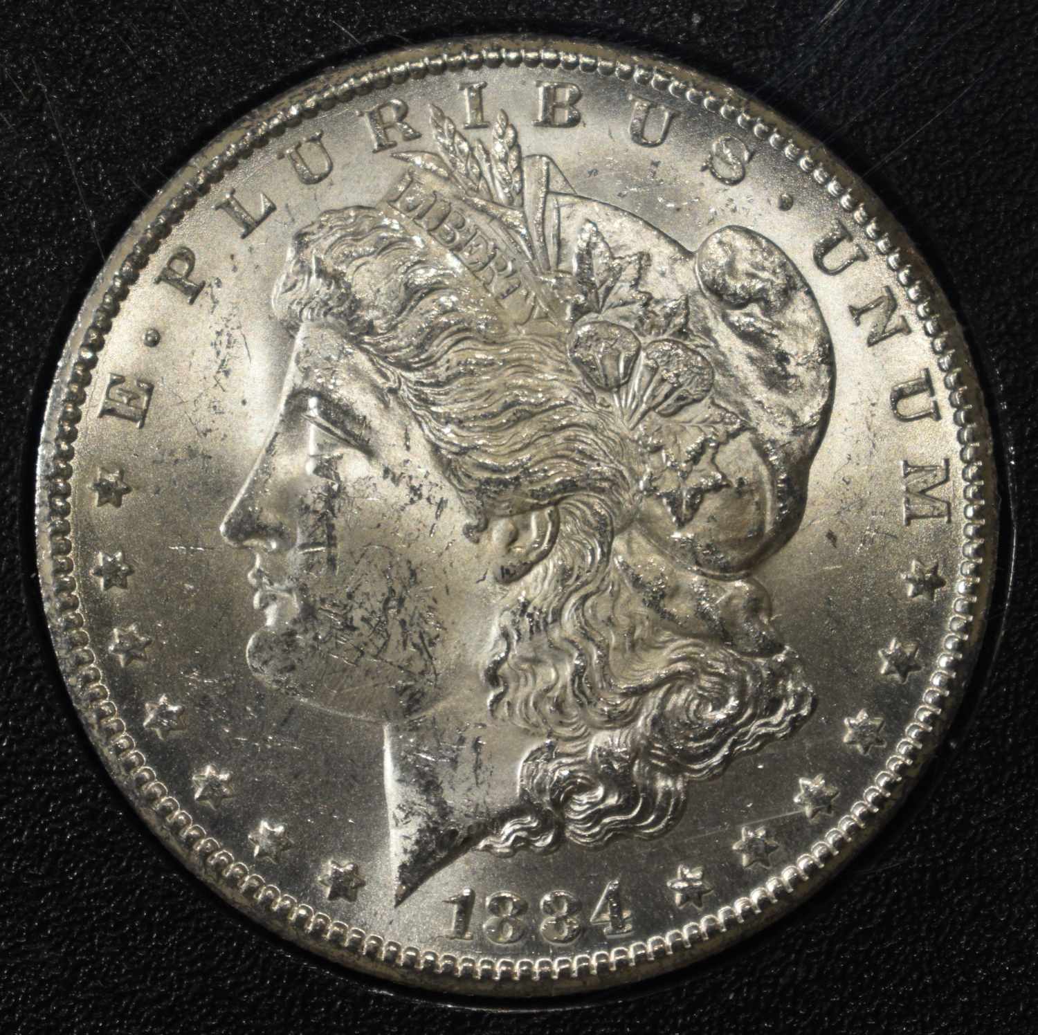 1884-CC MORGAN DOLLAR GSA CH BU