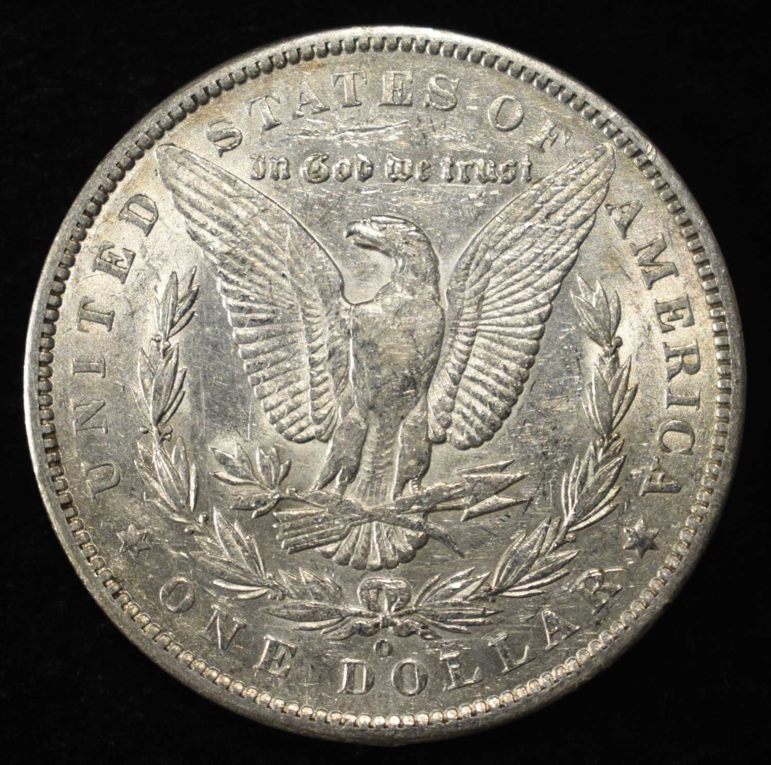 1886-O MORGAN DOLLAR AU