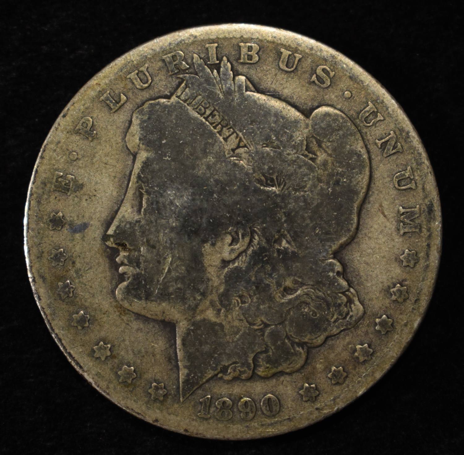 1890-O MORGAN DOLLAR