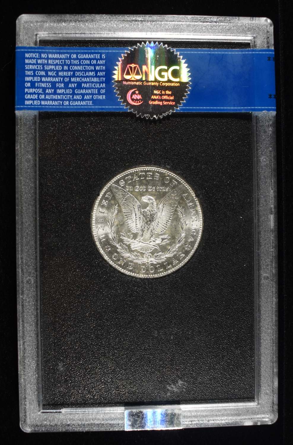 1891-CC MORGAN DOLLAR GSA NGC MS-61 VAM-3