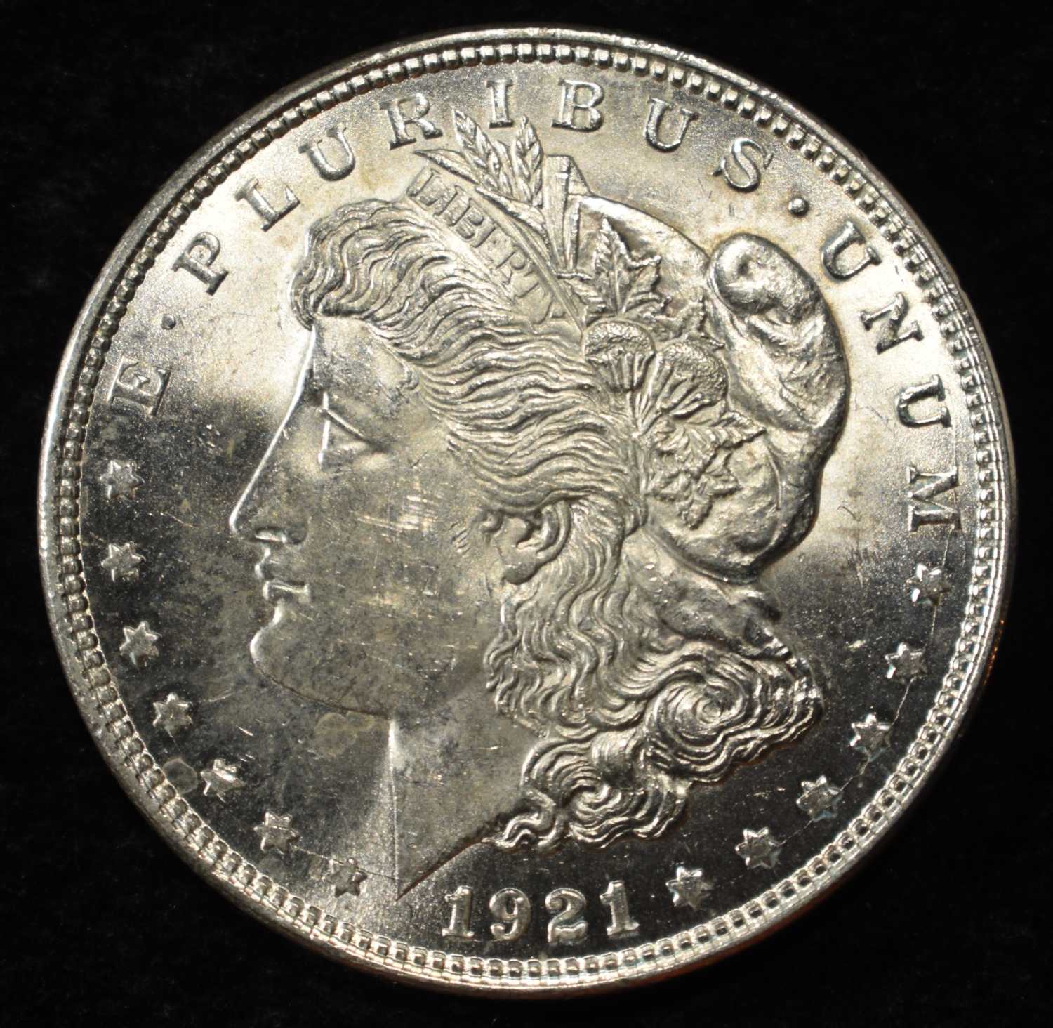 1921 MORGAN DOLLAR BU