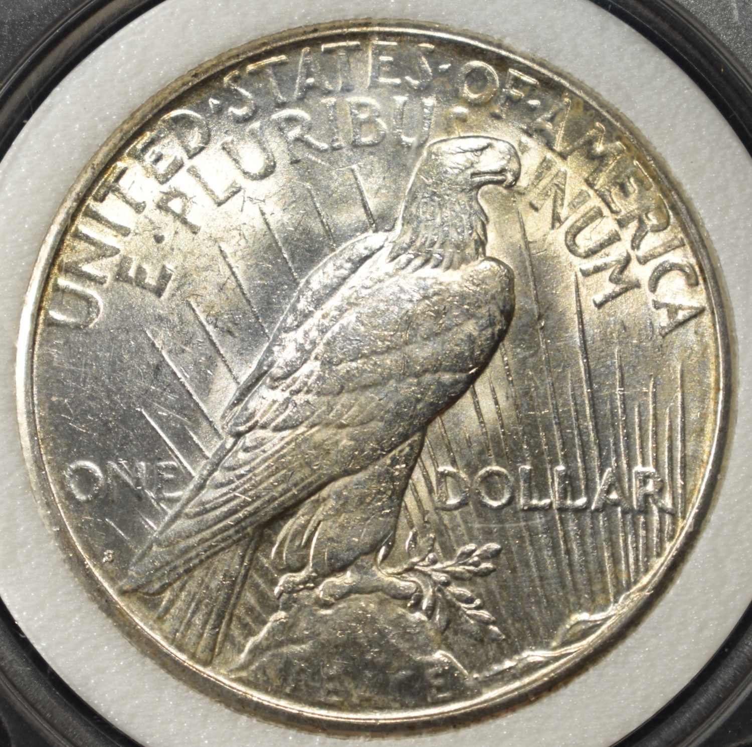 1922-S PEACE DOLLAR NAS GEM BU