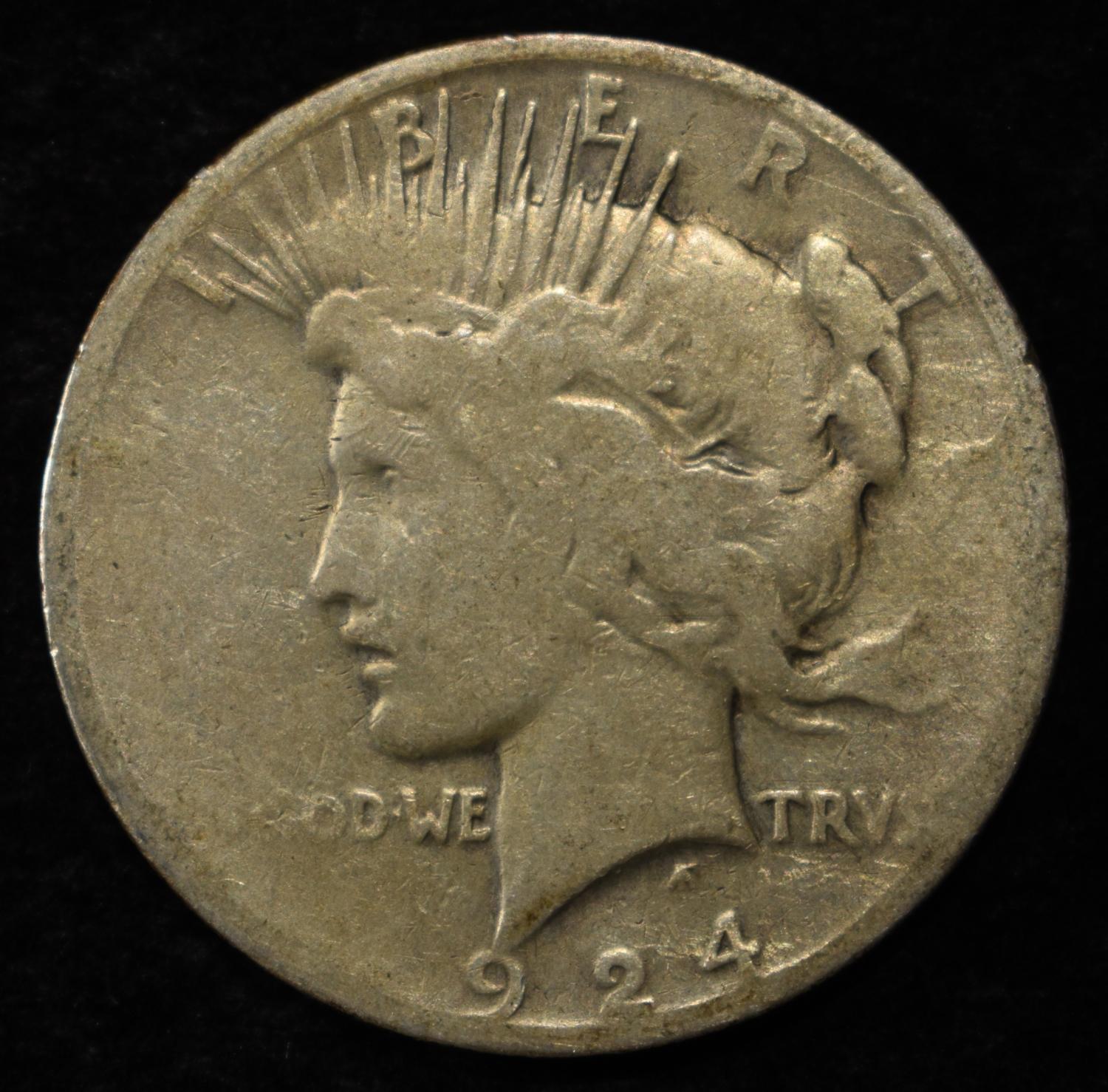 1924-S PEACE DOLLAR