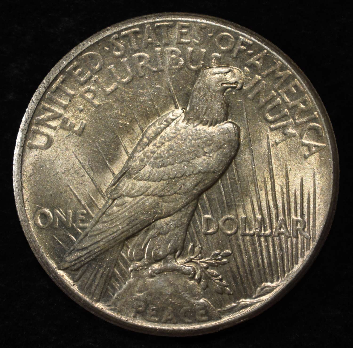 1927 PEACE DOLLAR AU/BU