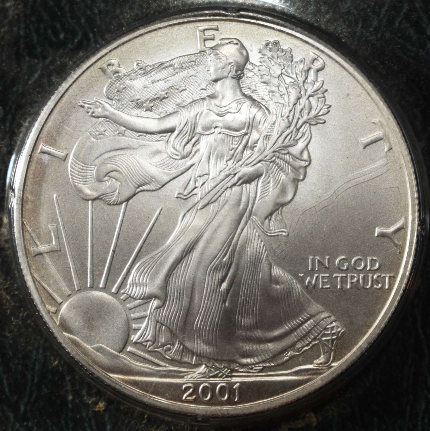2001 AMERICAN SILVER EAGLE