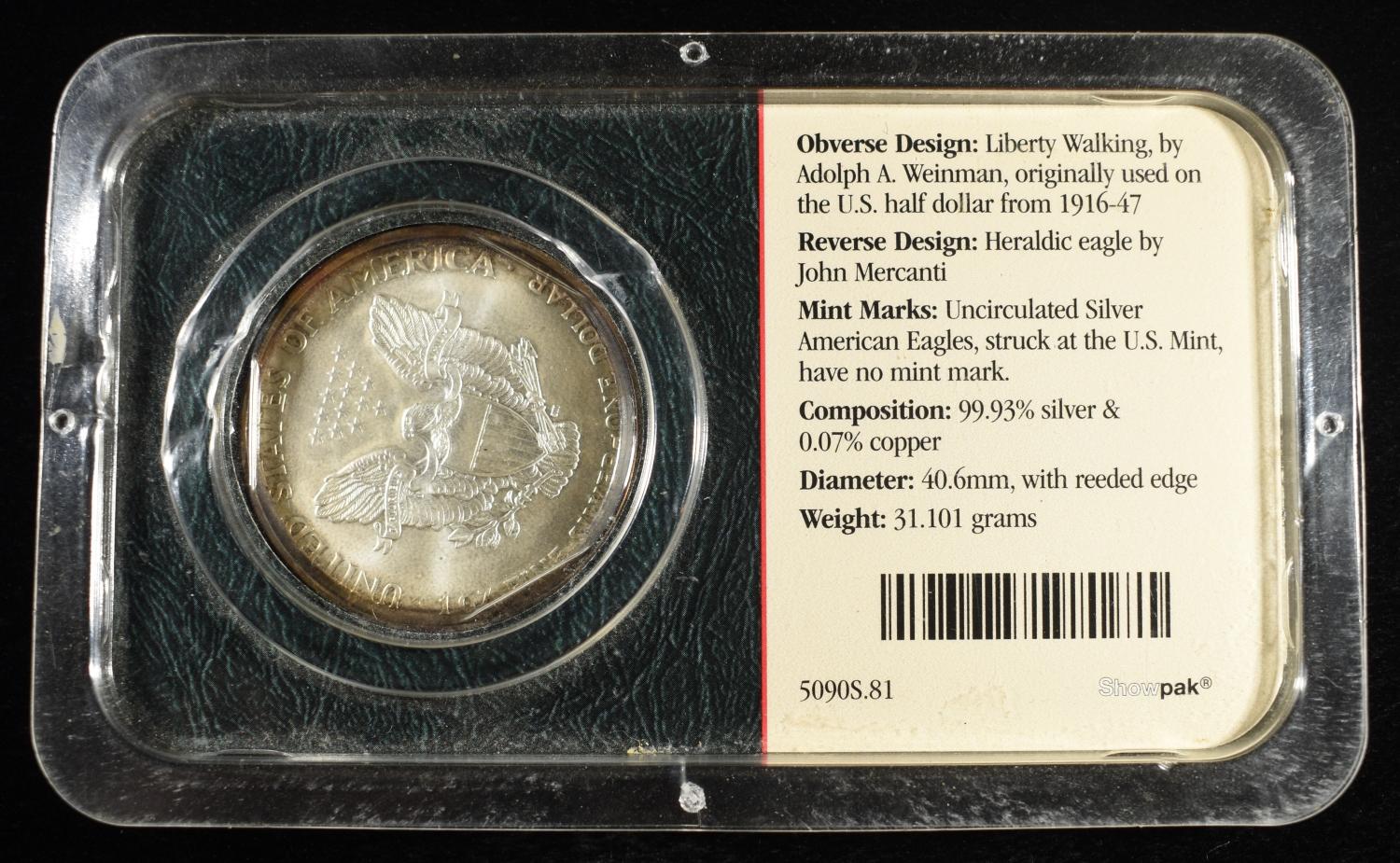 2003 AMERICAN SILVER EAGLE