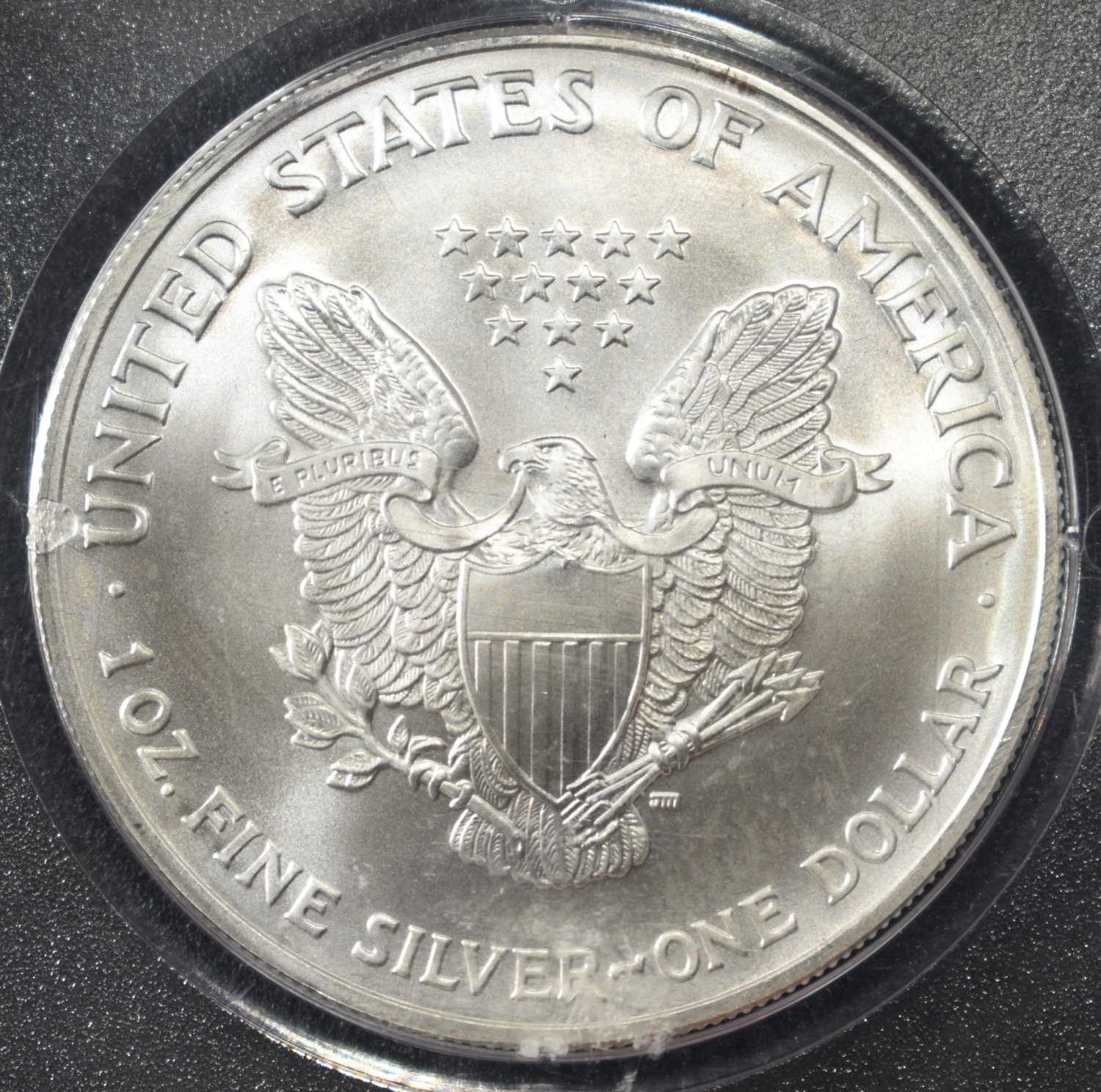 2005 SILVER EAGLE PCC PERFECT GEM 1ST DAY ISSUE