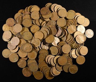 200 "S" MINT WHEAT CENTS. BID WITH SILVER CITY AUCTIONS ESTIMATE $100 - $120.