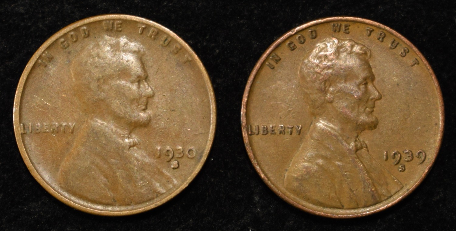 200 "S" MINT WHEAT CENTS
