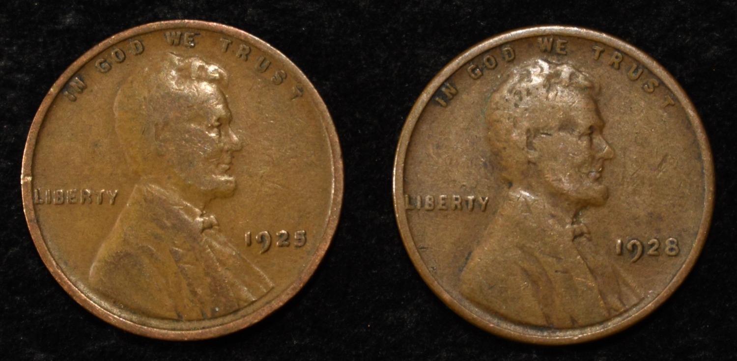(93) WHEAT CENTS FROM THE 20'S