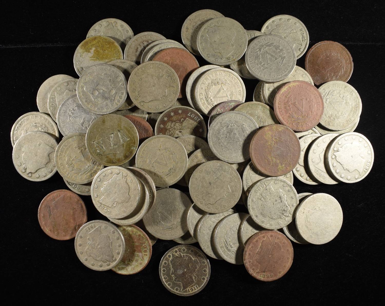 (75) 'V' NICKELS
