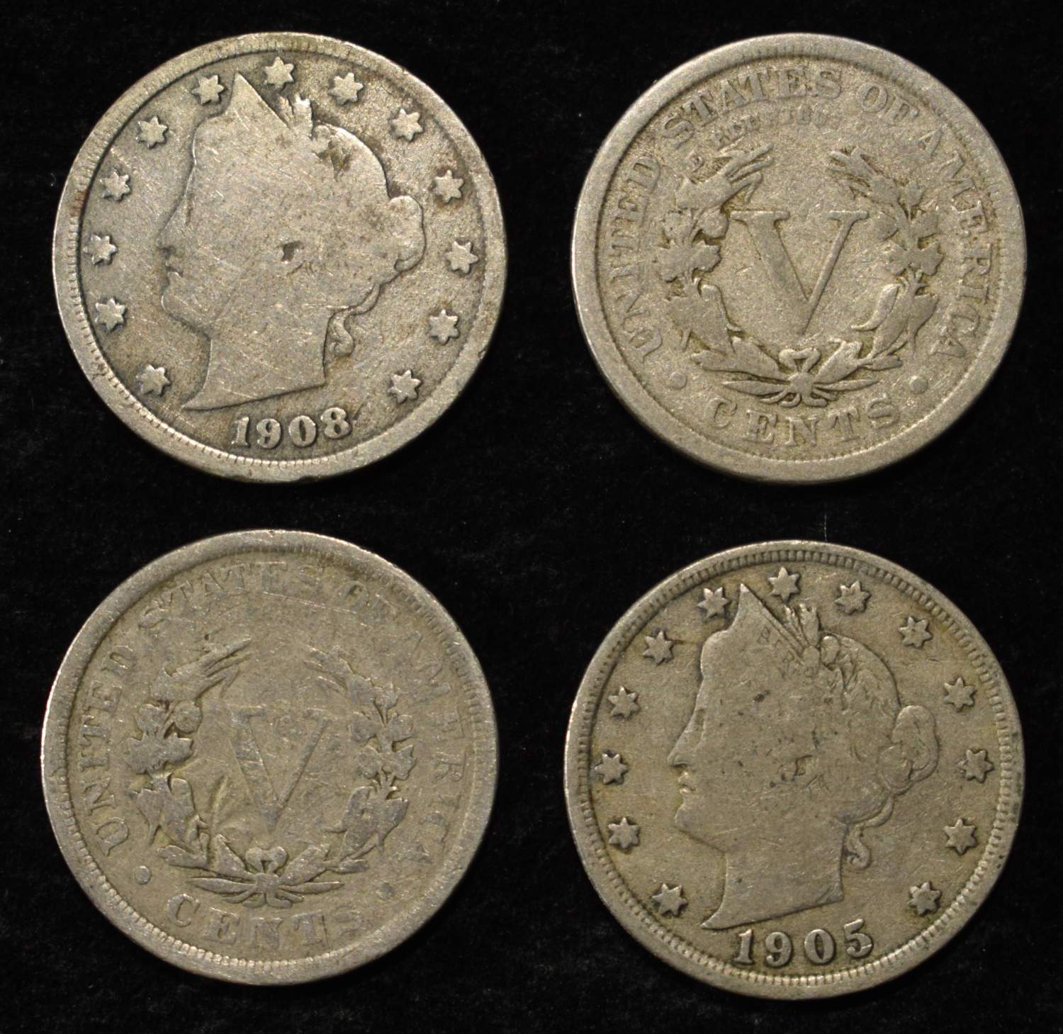 (75) 'V' NICKELS