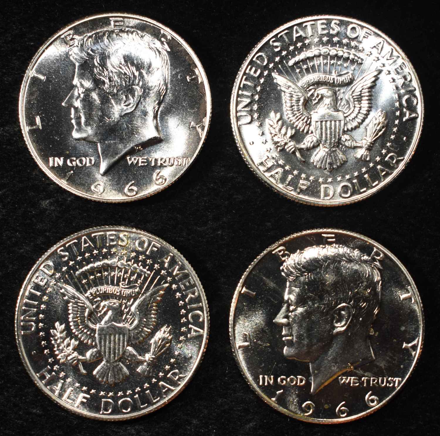 1966 KENNEDY HALF DOLLARS SMS ROLL