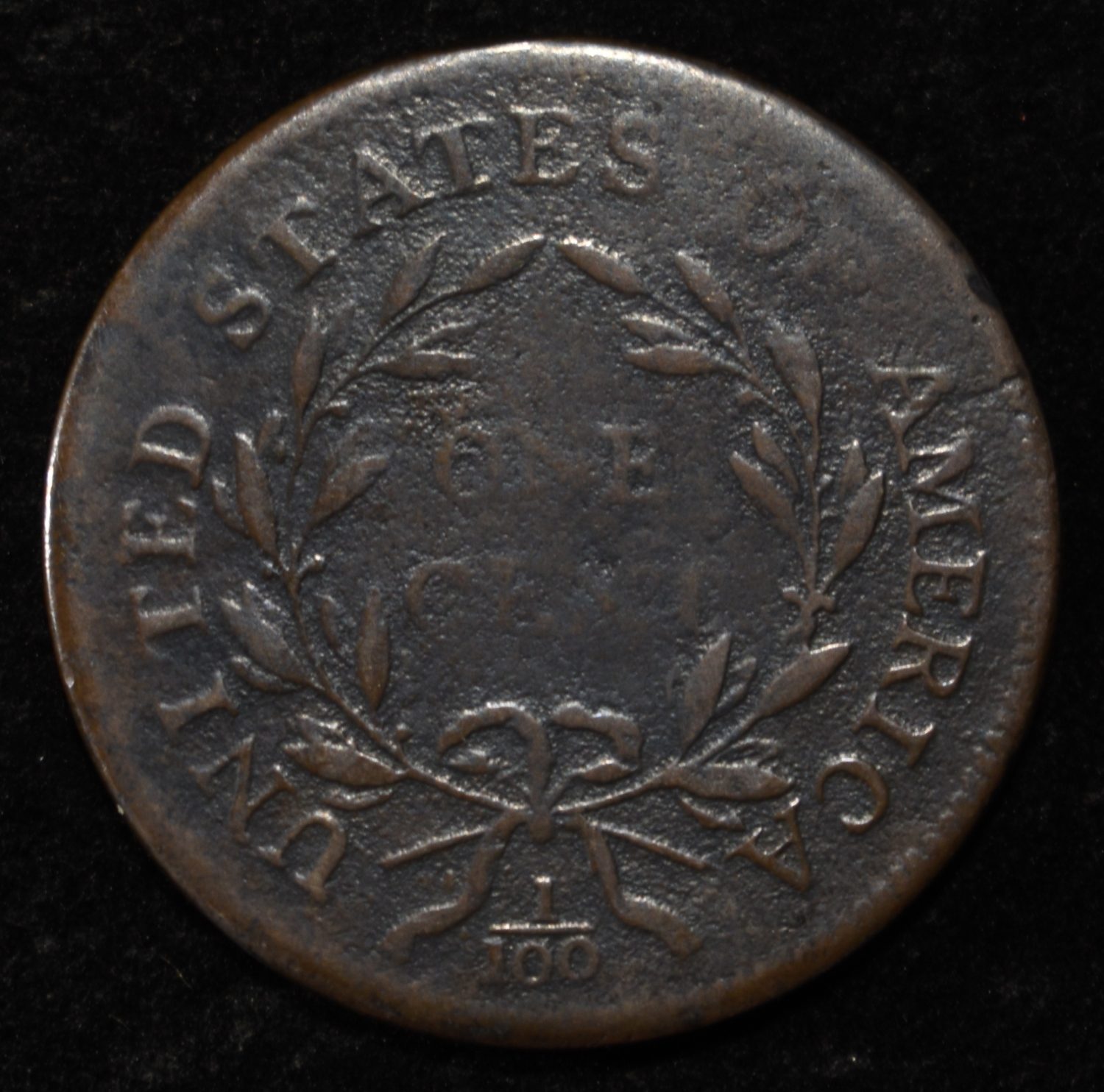 1796 LIBERTY CAP LARGE CENT F/VF