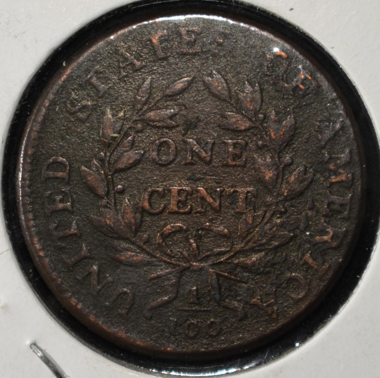 1801 DRAPED BUST LARGE CENT F/VF