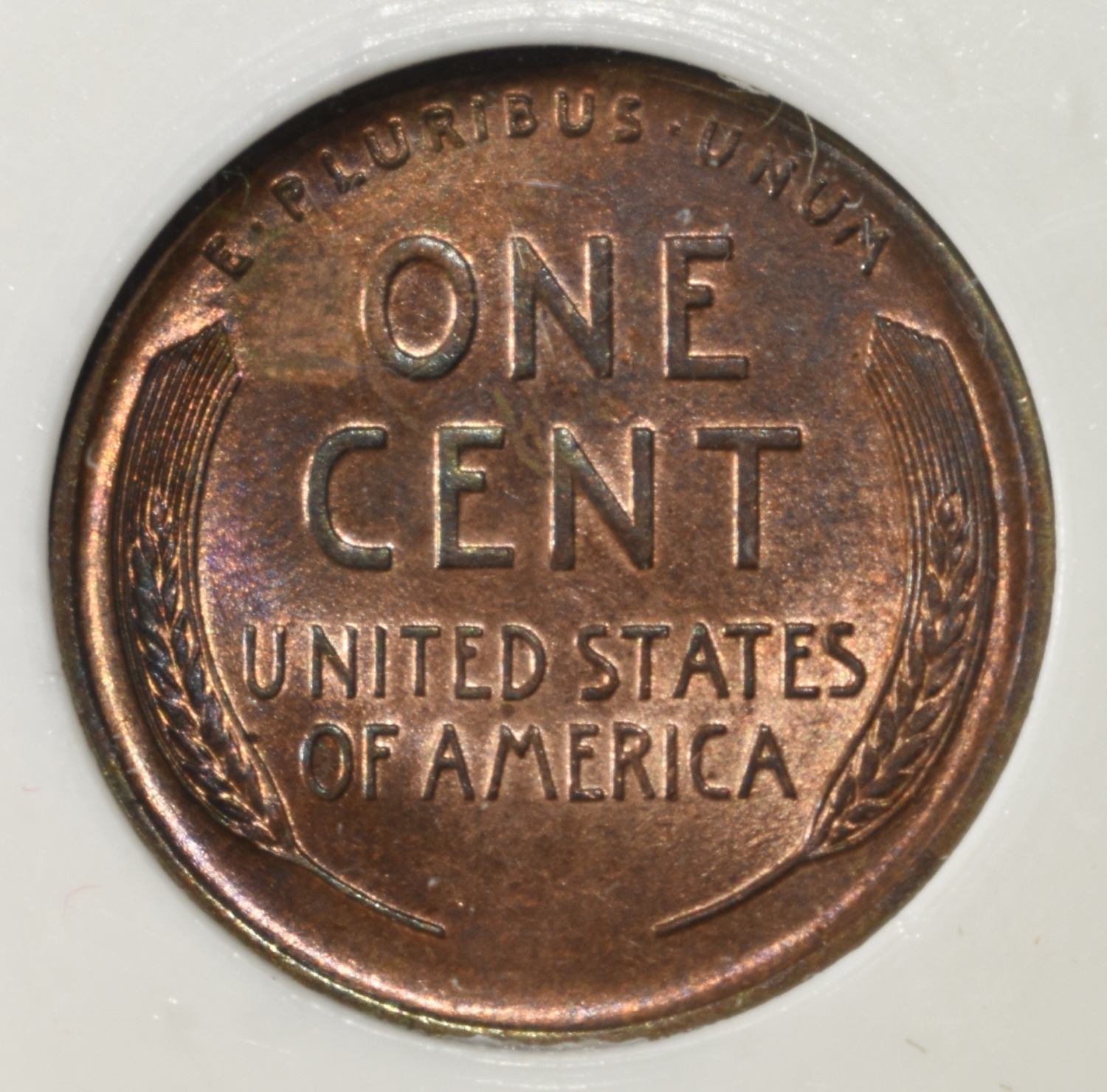1918-D WHEAT CENT PCI SUPERB GEM BU RB