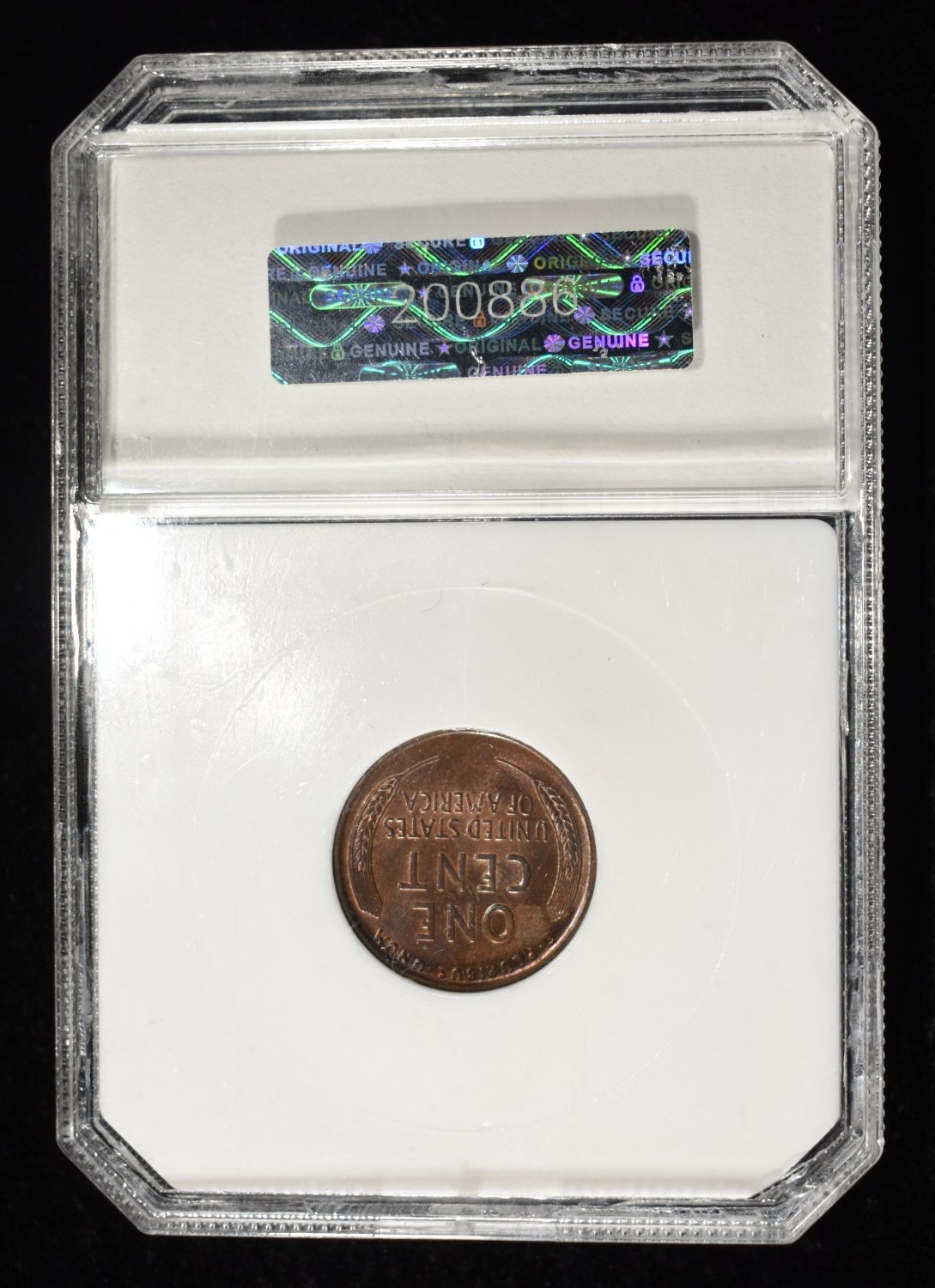 1918-D WHEAT CENT PCI SUPERB GEM BU RB