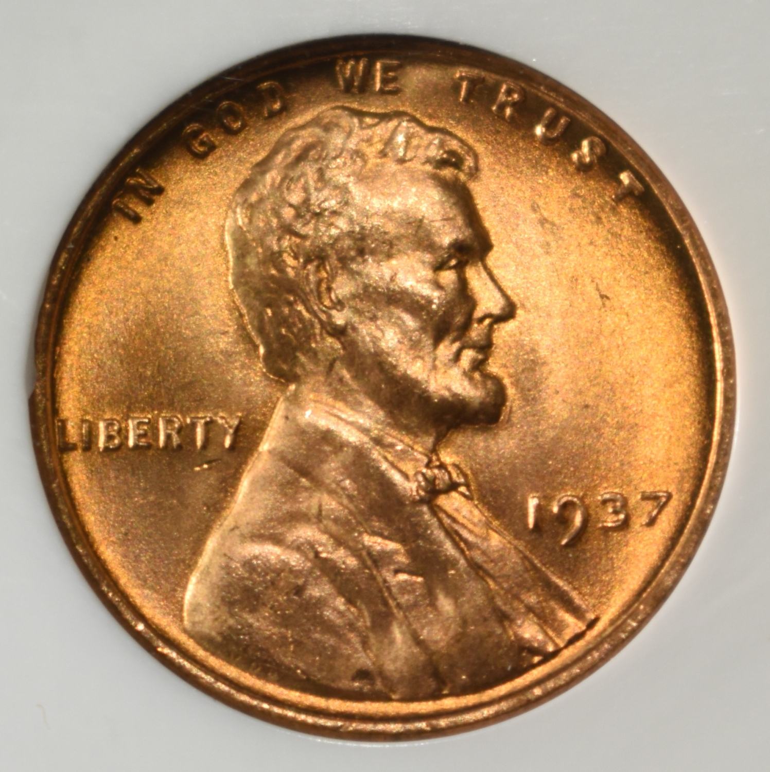 1937 WHEAT CENT PCI SUPERB GEM+ BU RD