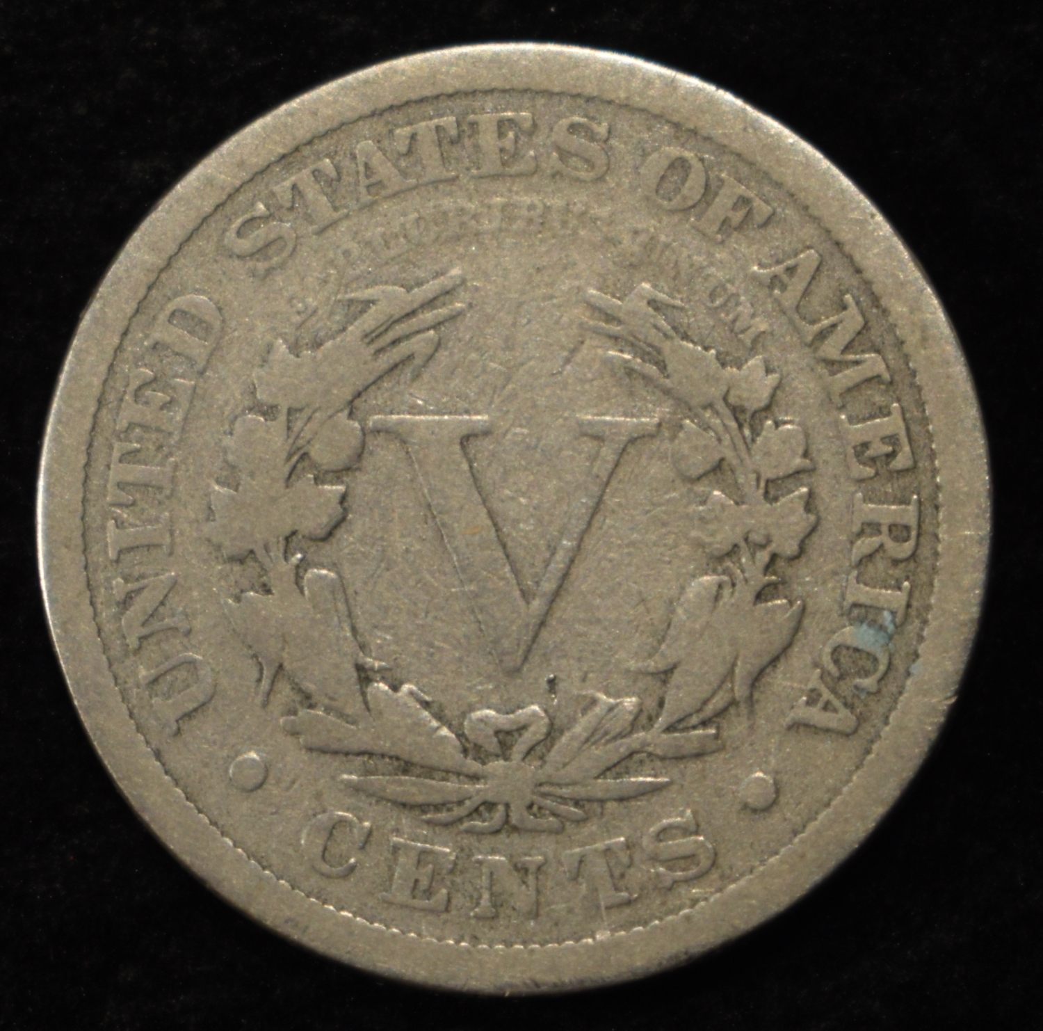 1885 'V' NICKEL VG
