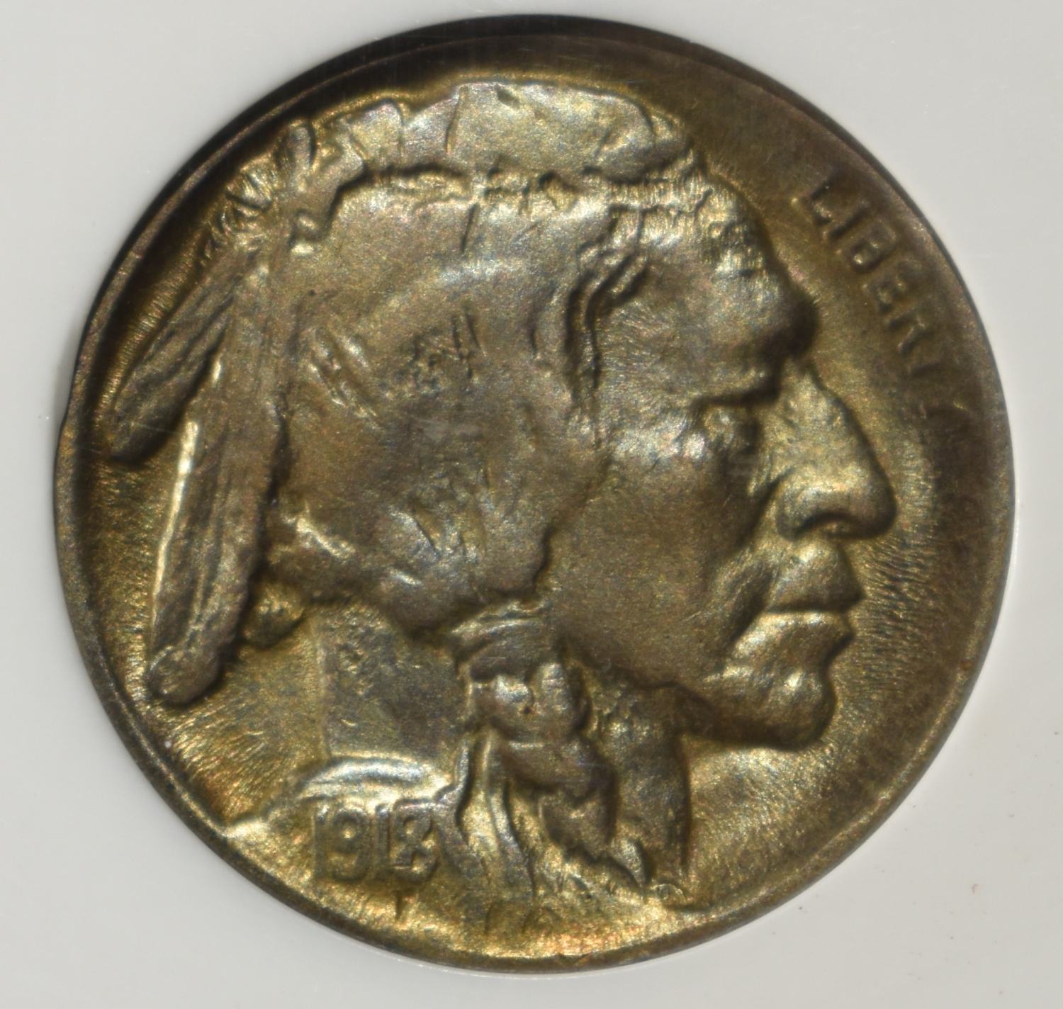 1918/7-D BUFFALO NICKEL PCI BU