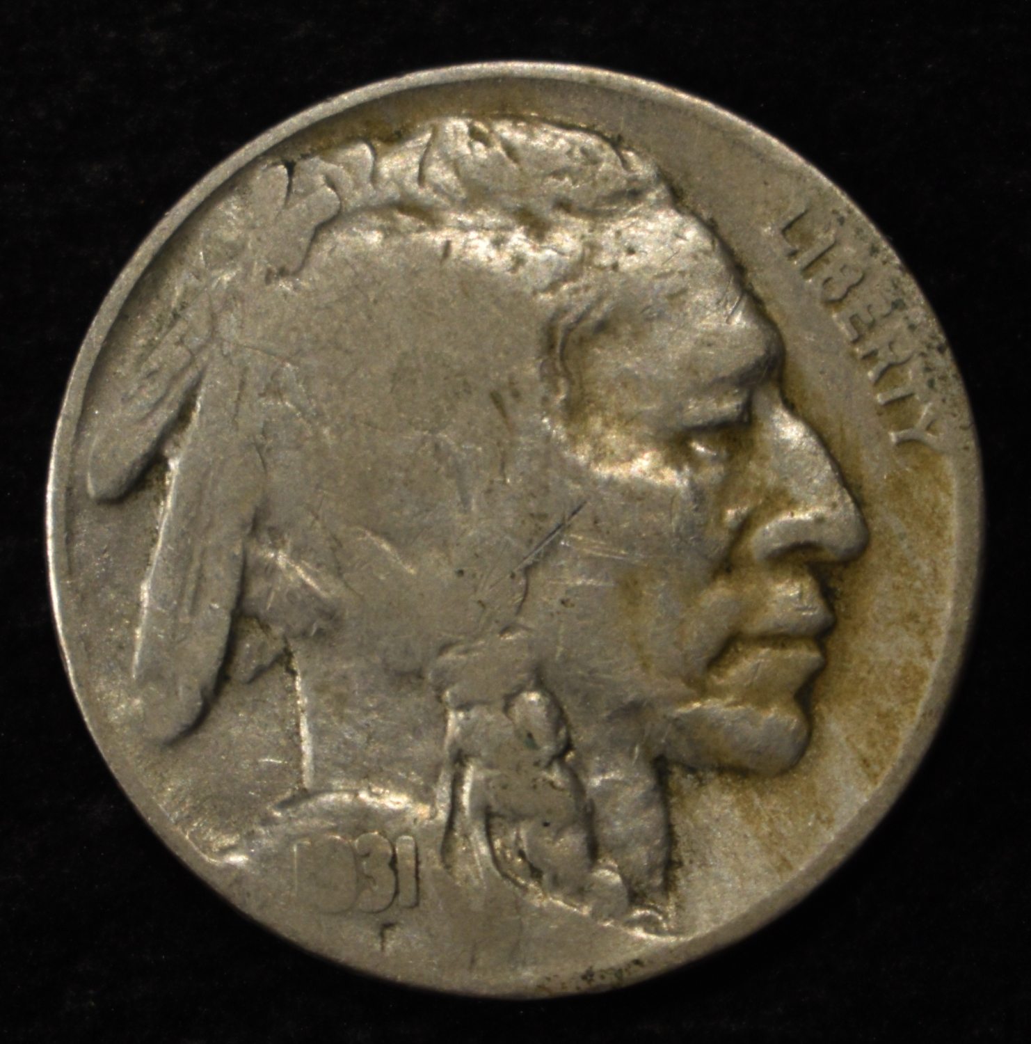 1931-S BUFFALO NICKEL VF/XF