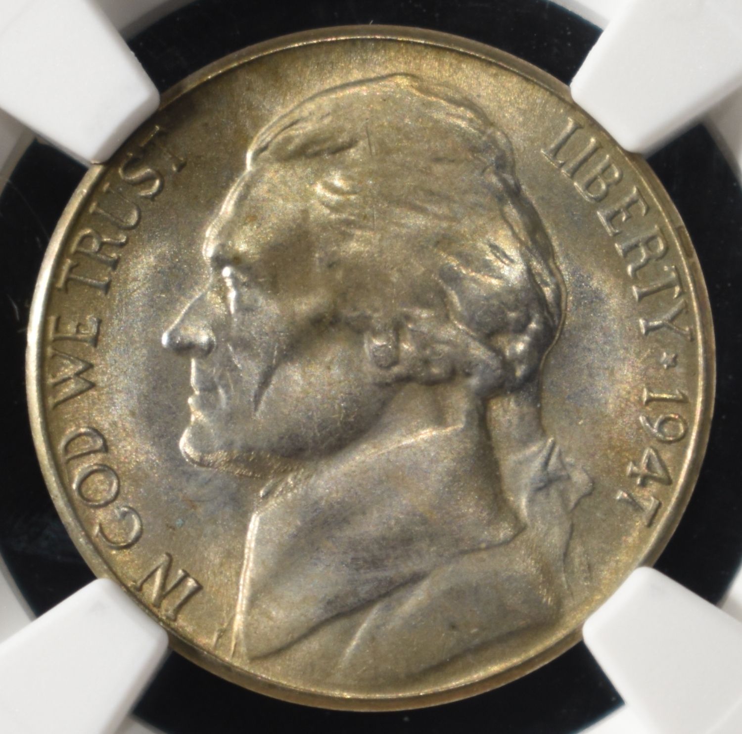 1947-S JEFFERSON NICKEL NGC MS67 5FS