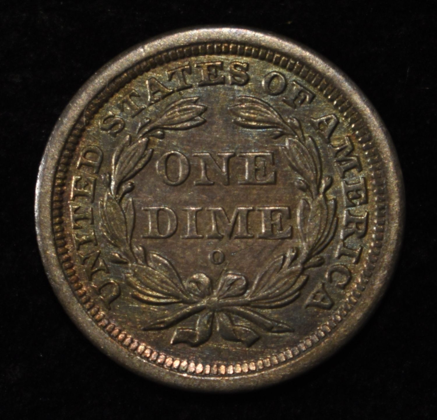 1841-O SEATED LIBERY DIME BU NICE TONE
