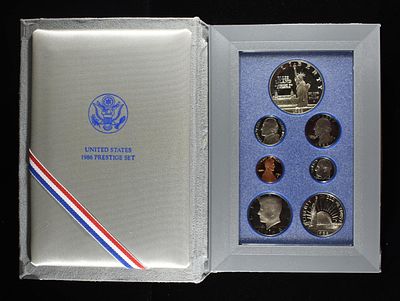 1986-S PRESTIGE SET. TOP RATED AUCTION HOUSE ESTIMATE $110 - $160.